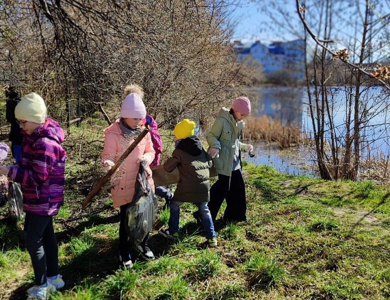 Юные экологи приняли участие  во Всероссийской неделе субботников «Мы за чистоту»