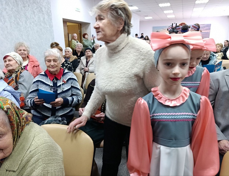 Патриотическая акция «С Днём Защитника Отечества!» в Госпитале ветеранов войн. 