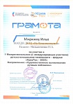 Миркин И., ТехУспех, 1 Межрегиональный детско-юношеский чемпионат - форум  "КреаТех - 2025", участие, 2025