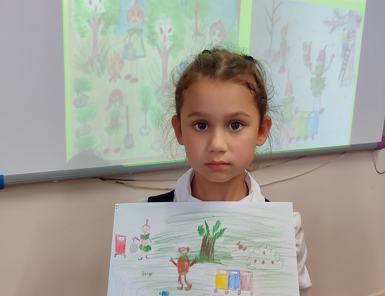 Призёры  регионального этапа  Всероссийского конкурса «Эколята за раздельный сбор отходов и повторное использование материалов»