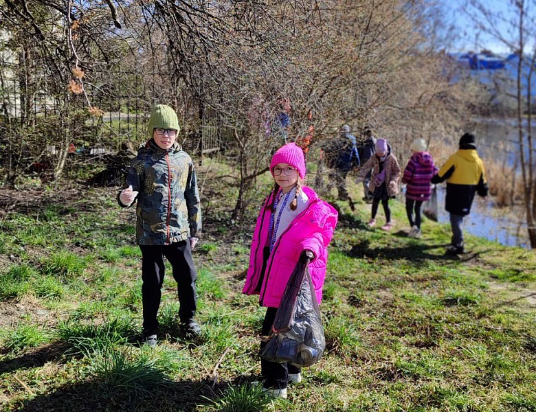 Юные экологи приняли участие  во Всероссийской неделе субботников «Мы за чистоту»