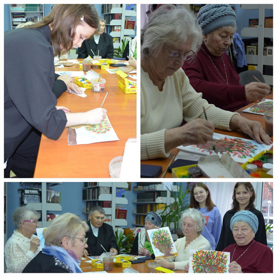 Рисуем «Осенний натюрморт» с ветеранами!