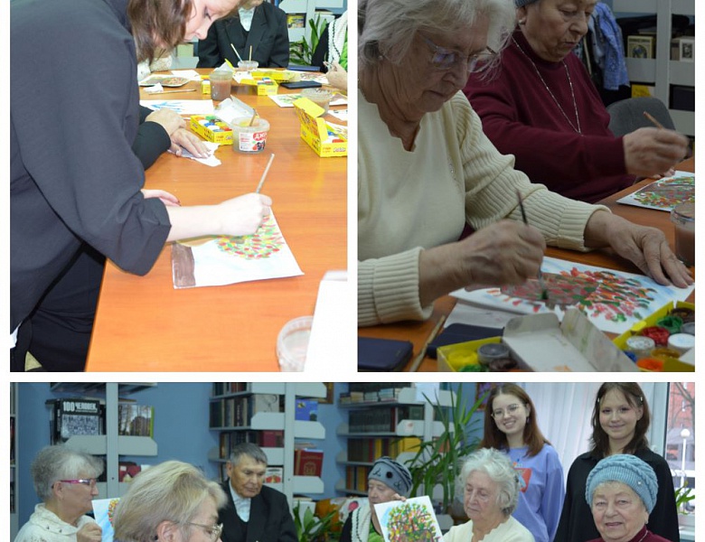 Рисуем «Осенний натюрморт» с ветеранами!