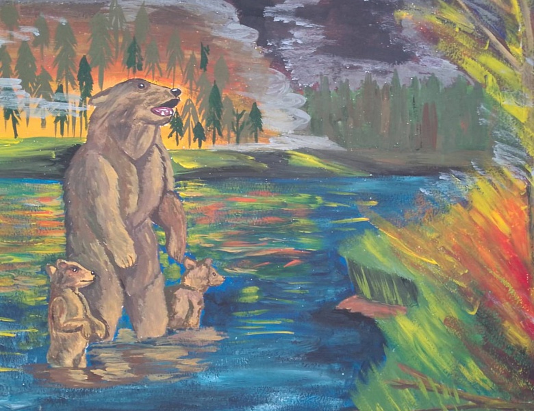 В Калининграде сотрудники МЧС России подвели итоги муниципального конкурса детского рисунка  «Осторожно огонь!»