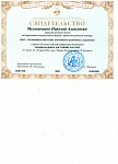 Мельниченко Н.А., свидетельство участника "Национальное достижение России", 03.2025