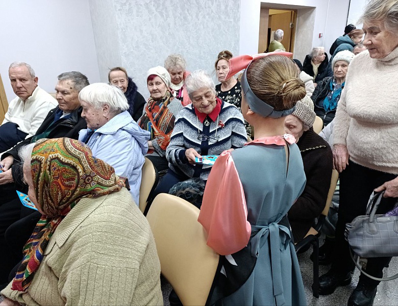 Патриотическая акция «С Днём Защитника Отечества!» в Госпитале ветеранов войн. 