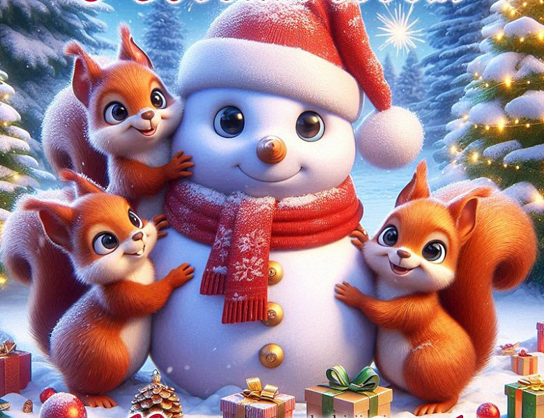 С наступающим Новым годом и Рождеством!