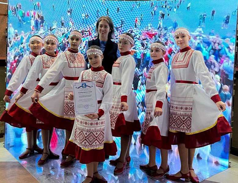 Юные танцоры ДЮЦ "НА КОМСОМОЛЬСКОЙ" приняли участие в открытии Года единства народов России