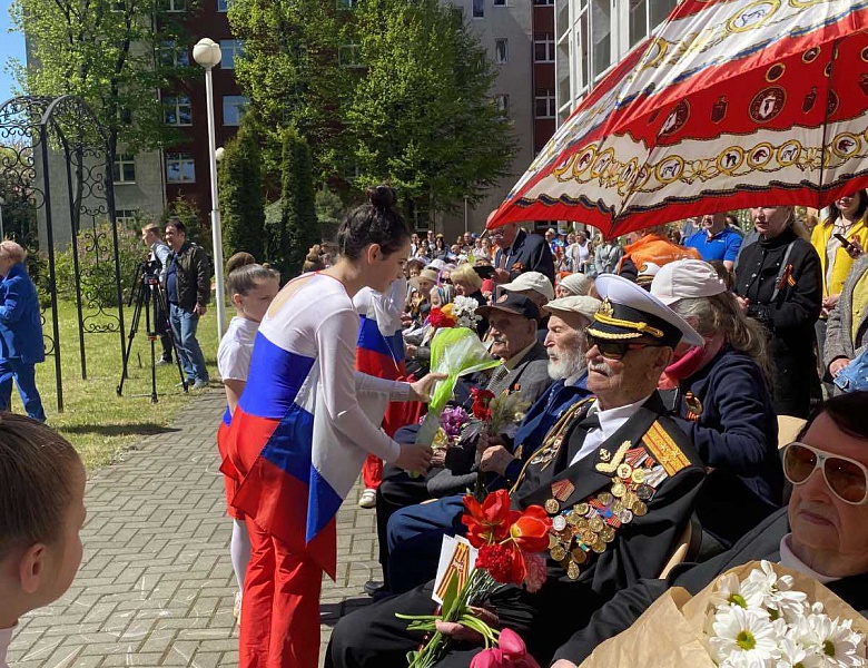 День Победы в госпитале ветеранов войн Калининградской области