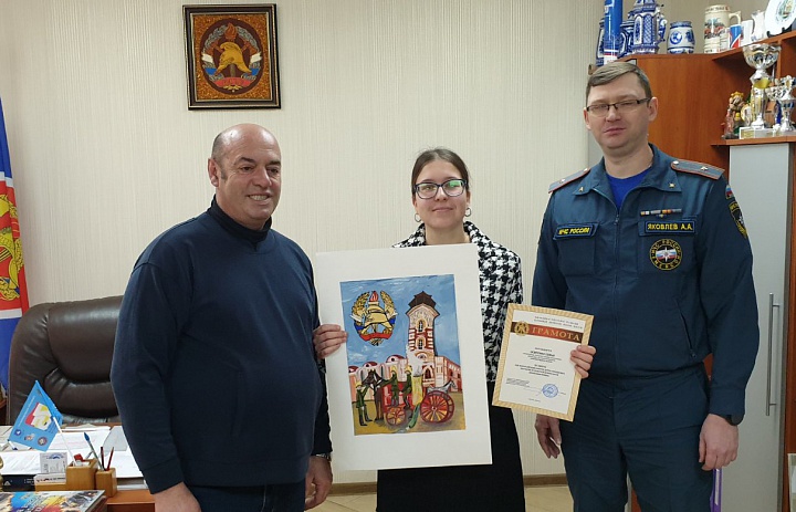 Поздравляем с победой в  XIX Всероссийском конкурсе  детско-юношеского  творчества по пожарной безопасности «Неопалимая купина»